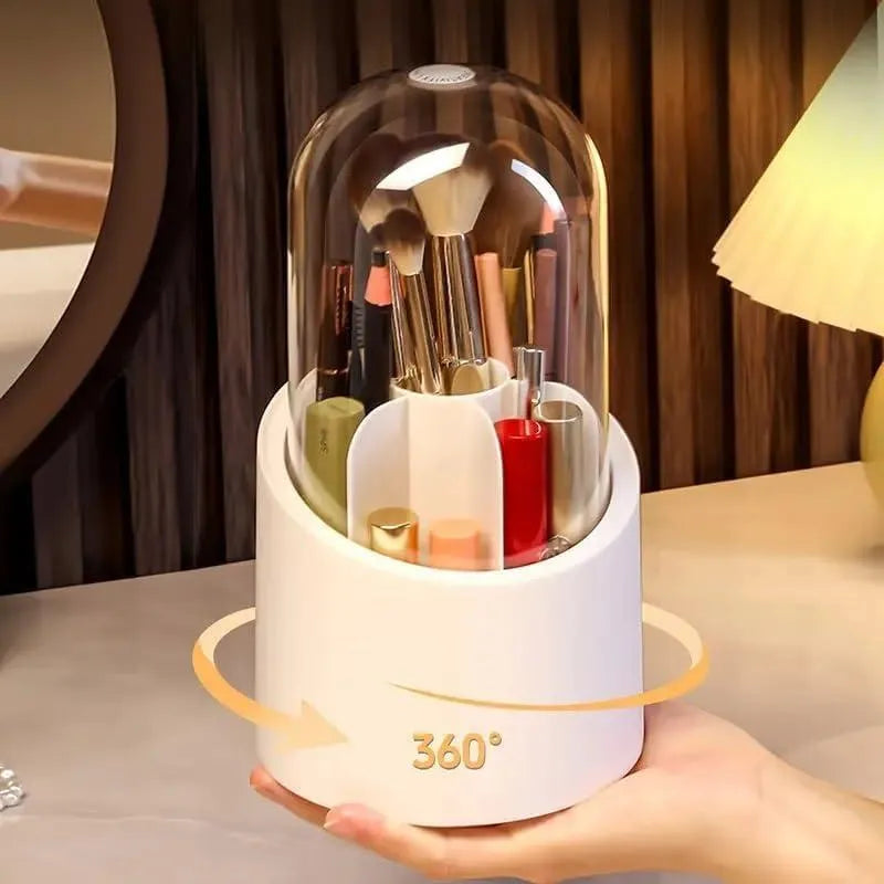 360 degree makeup brush organiser with ABS