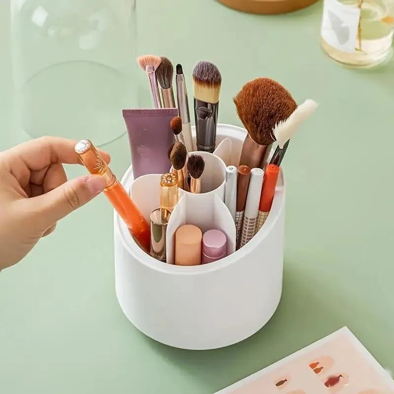 360 degree makeup brush organiser with ABS