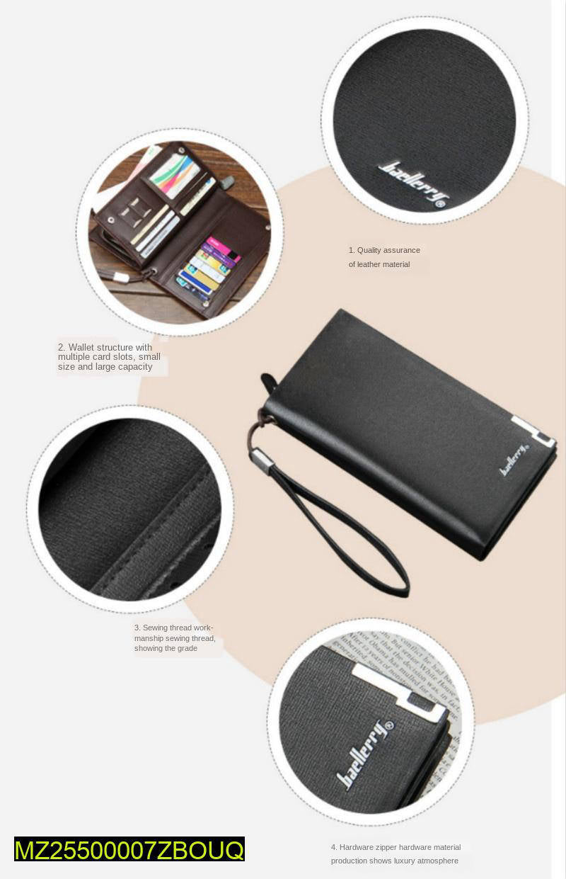 Women Black Leather Wallet 20x11x3cm Pu Leather