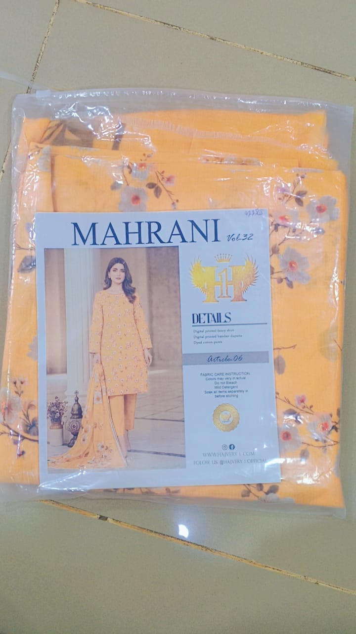 3 Piece Unstitched Lawn Suit For Women Printed Lawn Dress With Matching Dupatta And Trouser