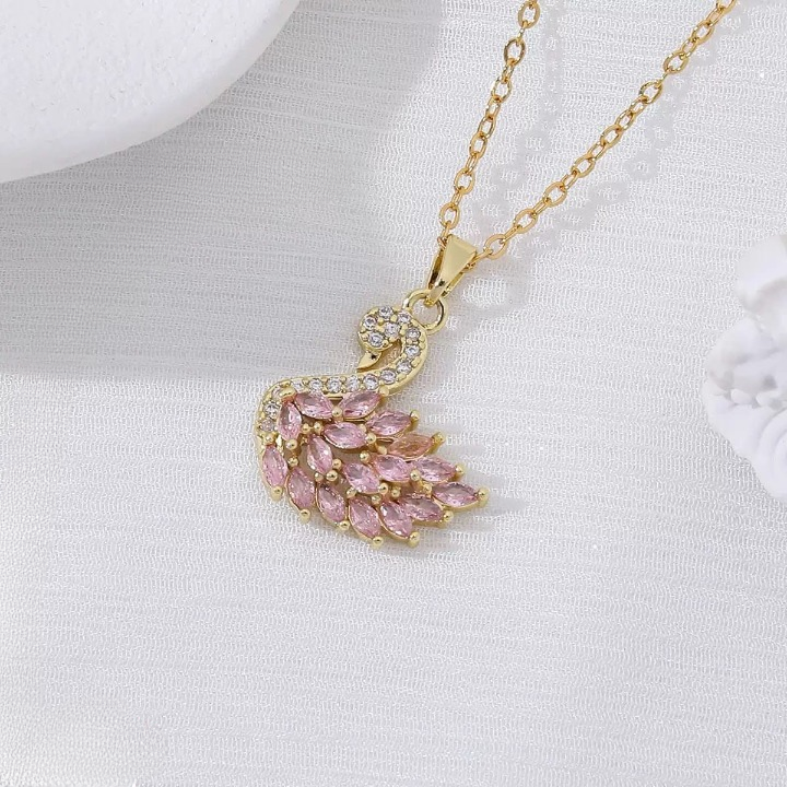 Swan Zircon Necklace - Jewelry Product Designed For Personal Style And Daily Fashion Routine