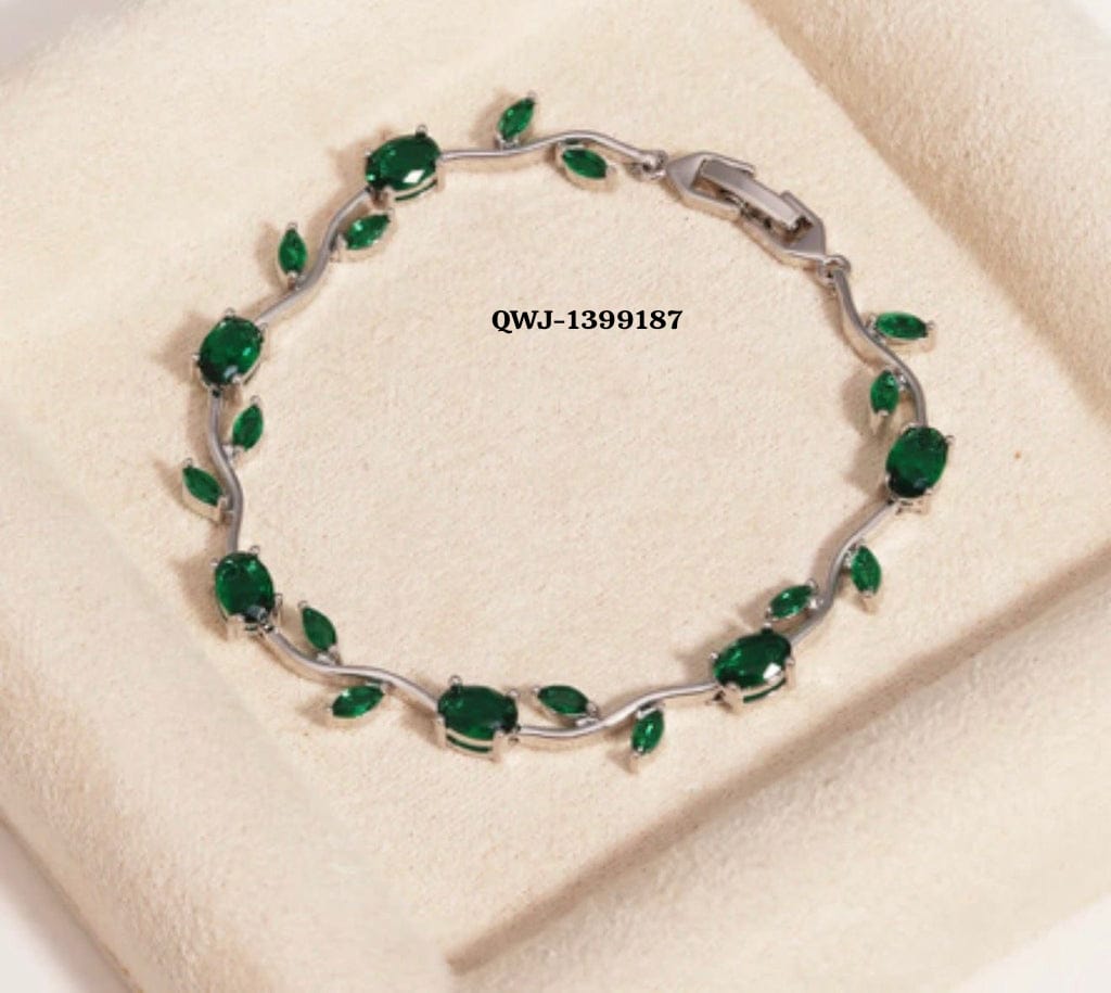 Tulip Bracelet – Premium Quality Stainless Steel Elegant Bracelet for Women | Silver Base Without Box