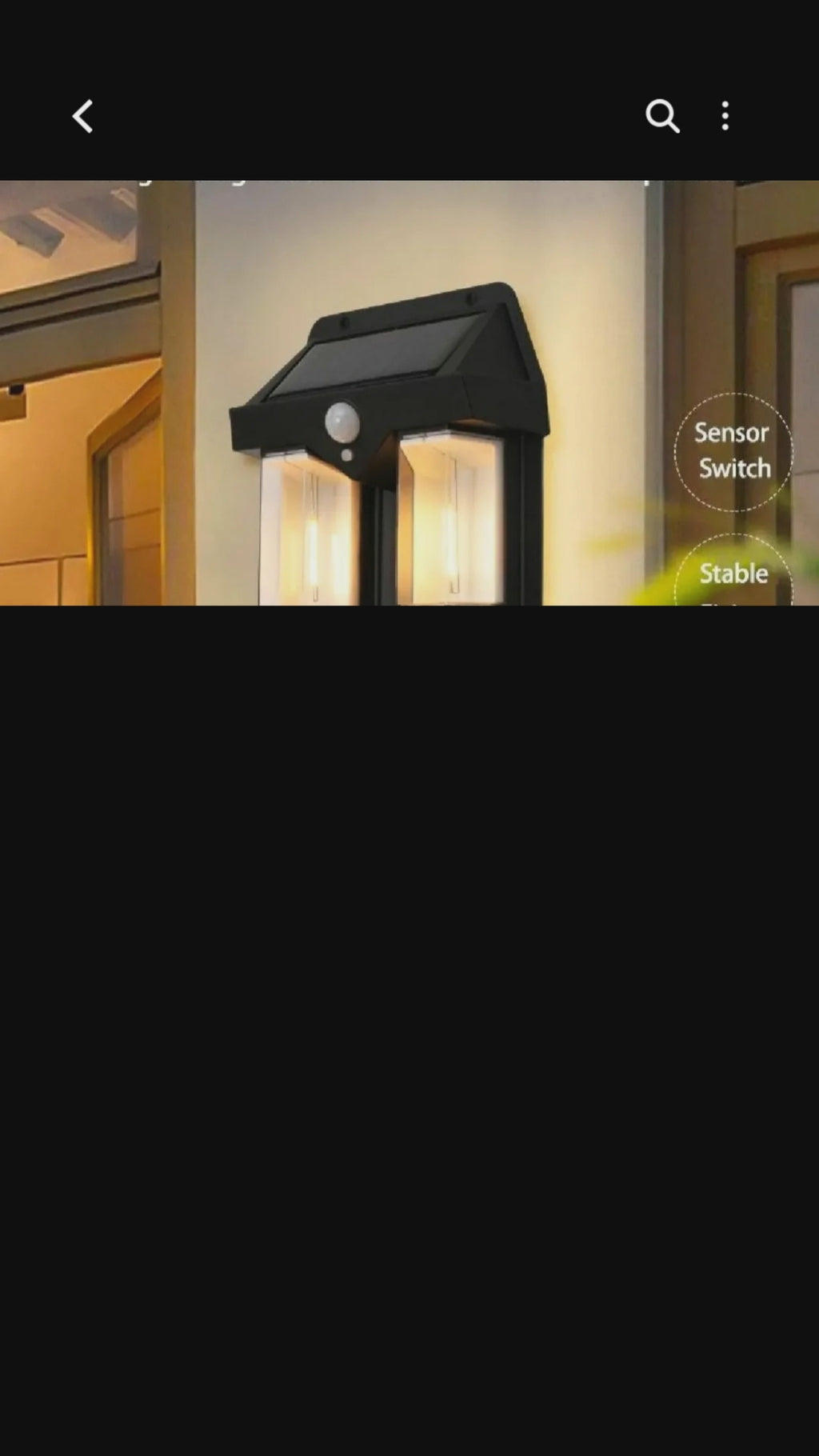 JL-T66 Solar Induced Wall Light - Lighting Product Designed For Illumination And Daily Lighting Routine